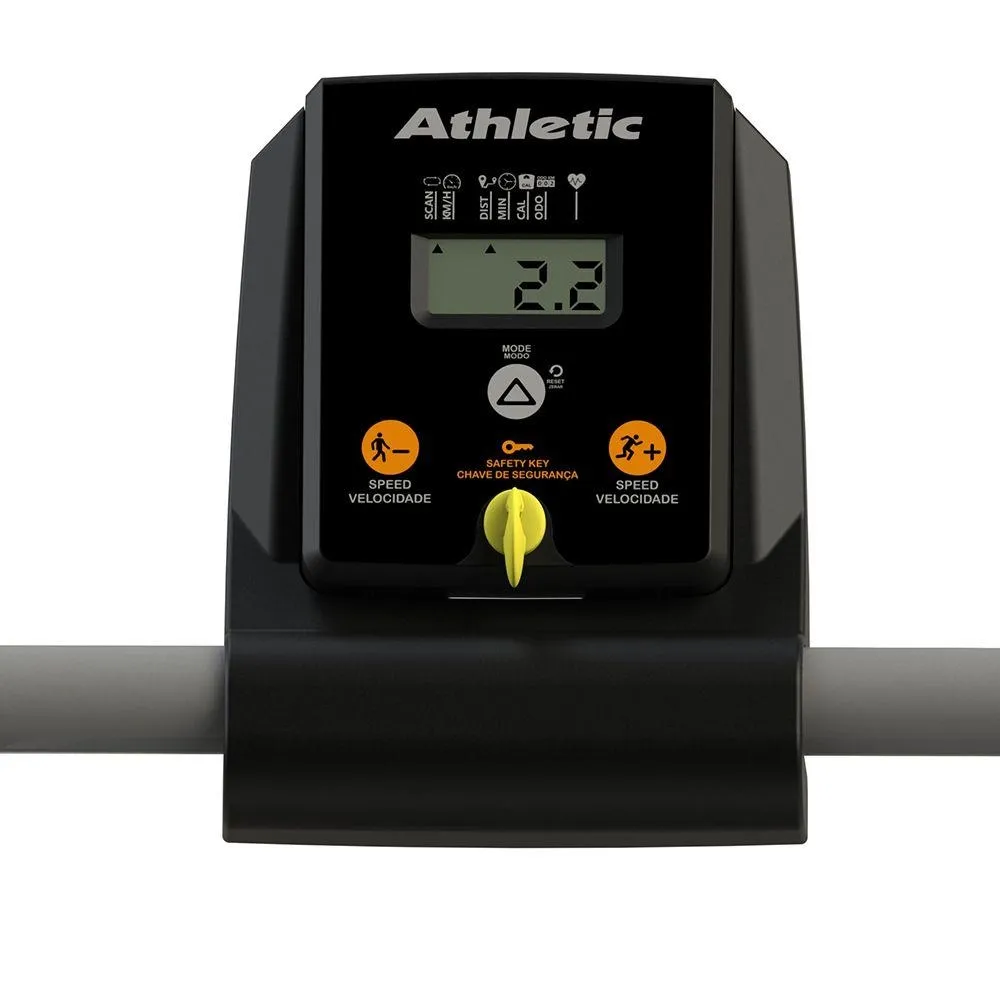 Esteira Eletrônica Athletic Action Motor 1.4 HPM até 10KM/H 100KG Bivolt 03781