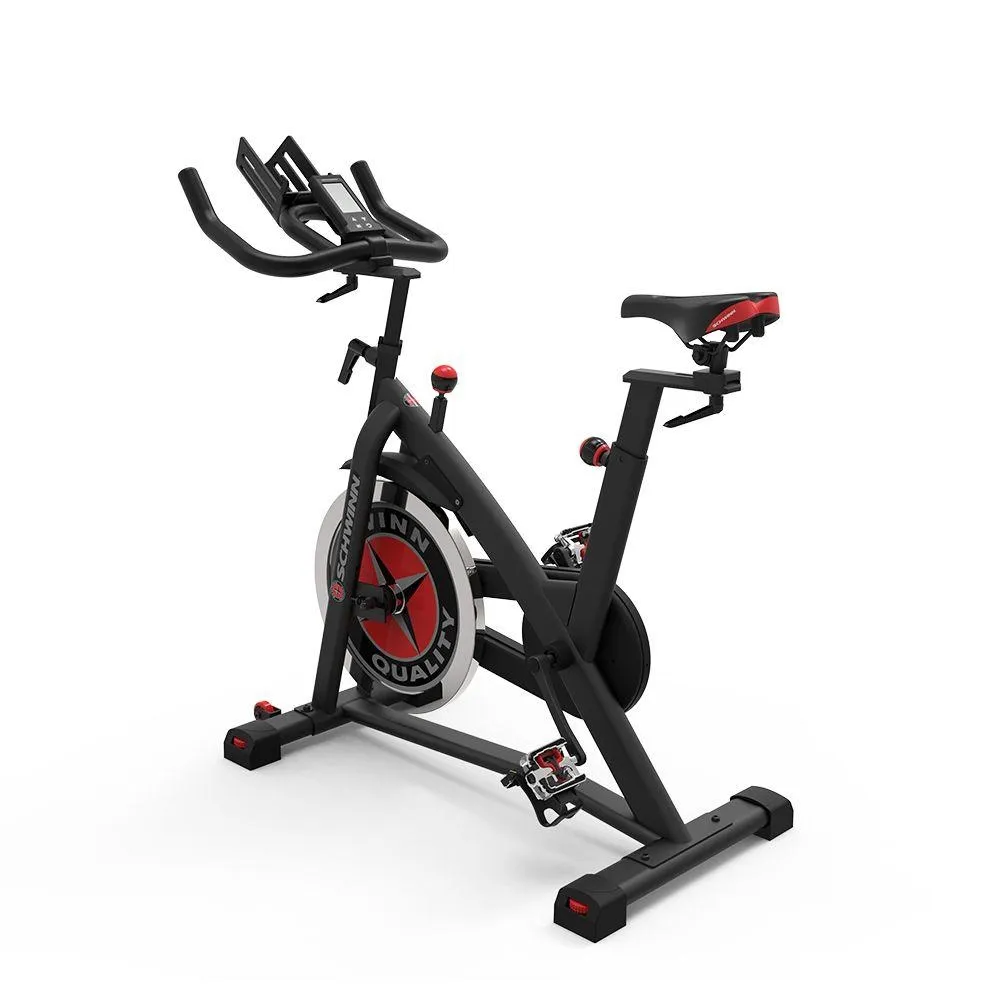 Bicicleta Ergométrica Spinning Schwinn IC3-IC7 até 135KG com Roda de Inércia 18KG e Painel LCD GY002