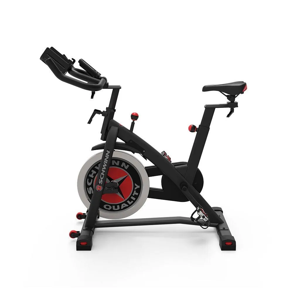 Bicicleta Ergométrica Spinning Schwinn IC3-IC7 até 135KG com Roda de Inércia 18KG e Painel LCD GY002