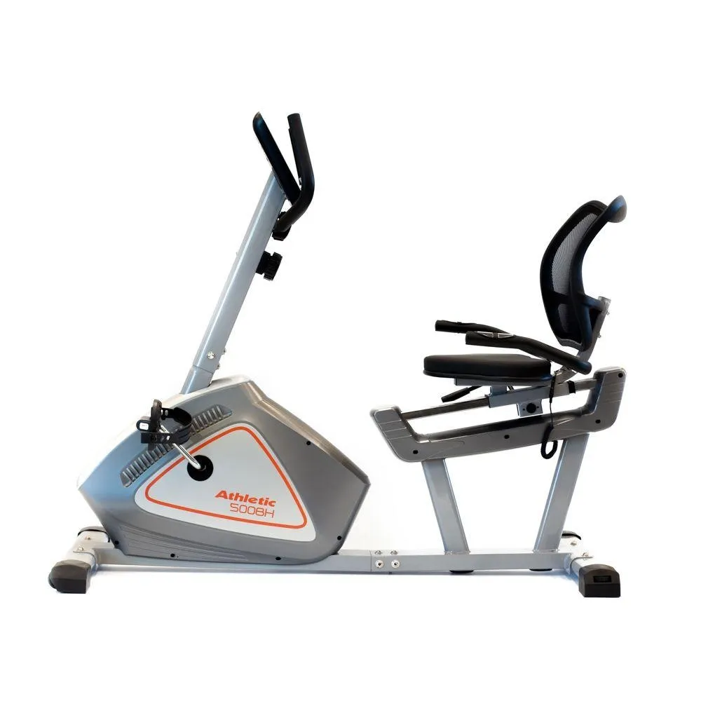 Bicicleta Ergométrica Athletic 500bh Horizontal até 110kg Magnética 03585