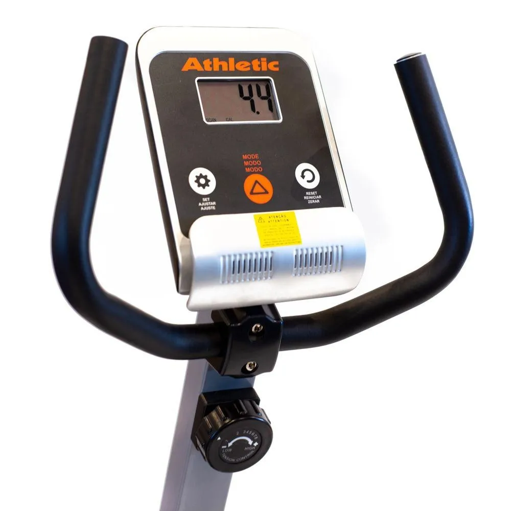 Bicicleta Ergométrica Athletic 500bh Horizontal até 110kg Magnética 03585