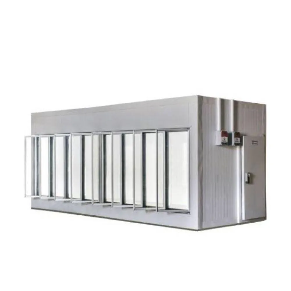 Walk in Cooler Gallant Resfriados 8 Portas Vidro sem Piso Painel 220V/3F CWRSP-08