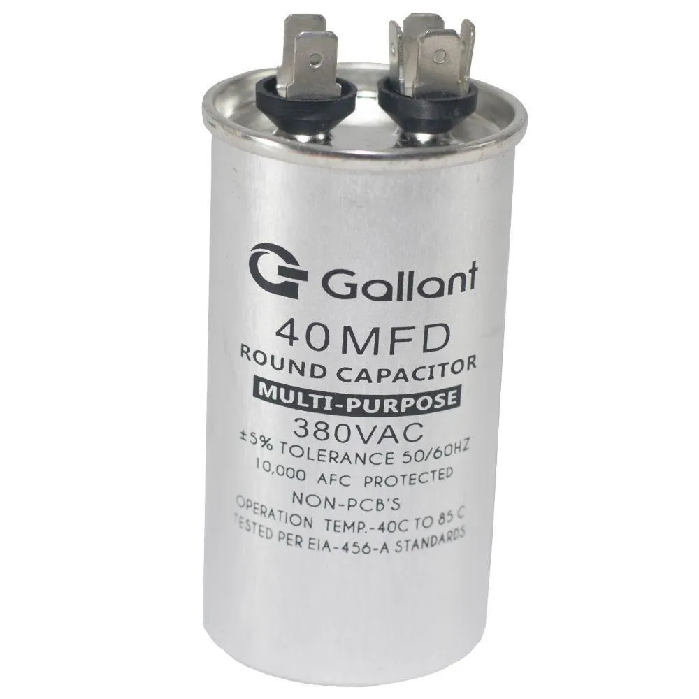 Capacitor CBB65 Gallant 40MF +-5% 380 VAC GCP40S00A-IX380