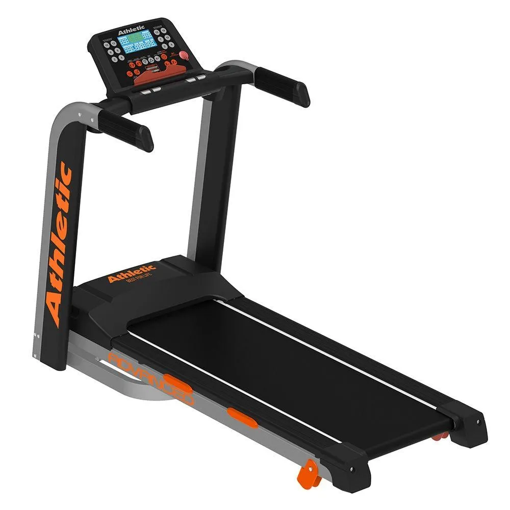 Esteira Eletrônica Athletic Advanced Motor 5.0 HPM até 16KM/H 130KG 12 Níveis de Inclinação 220V