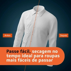 Secadora de Roupas de Piso Brastemp 10kg Abertura Frontal BSR10BB Branca