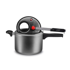 Panela de Pressão MTA com Visor Grafite 4,5L