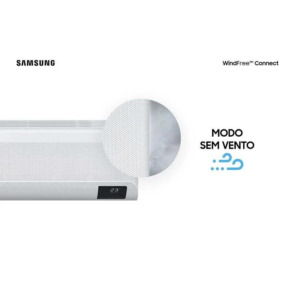 Ar Condicionado Split Inverter Samsung WindFree Connect 9000 BTUs Frio 220V AR09BVFAAWKXAZ