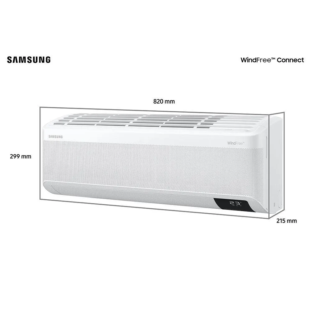 Ar Condicionado Split Inverter Samsung WindFree Connect 9000 BTUs Frio 220V AR09BVFAAWKXAZ