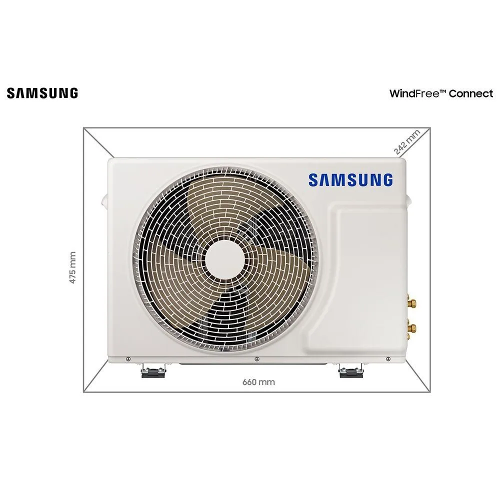 Ar Condicionado Split Inverter Samsung WindFree Connect 9000 BTUs Frio 220V AR09BVFAAWKXAZ