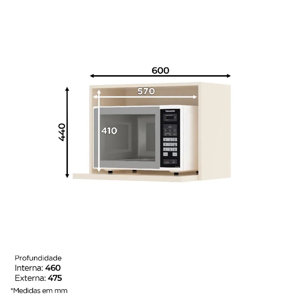 Aéreo 60CM Henn Connect C428-139 Off White SE