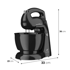 Batedeira 500W 4 Velocidades + Turbo 4,3L Britânia Pérola Preta