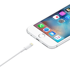 Cabo para iPhone e iPad USB para Lightning 1 Metro Apple MXLY2AM/A Branco