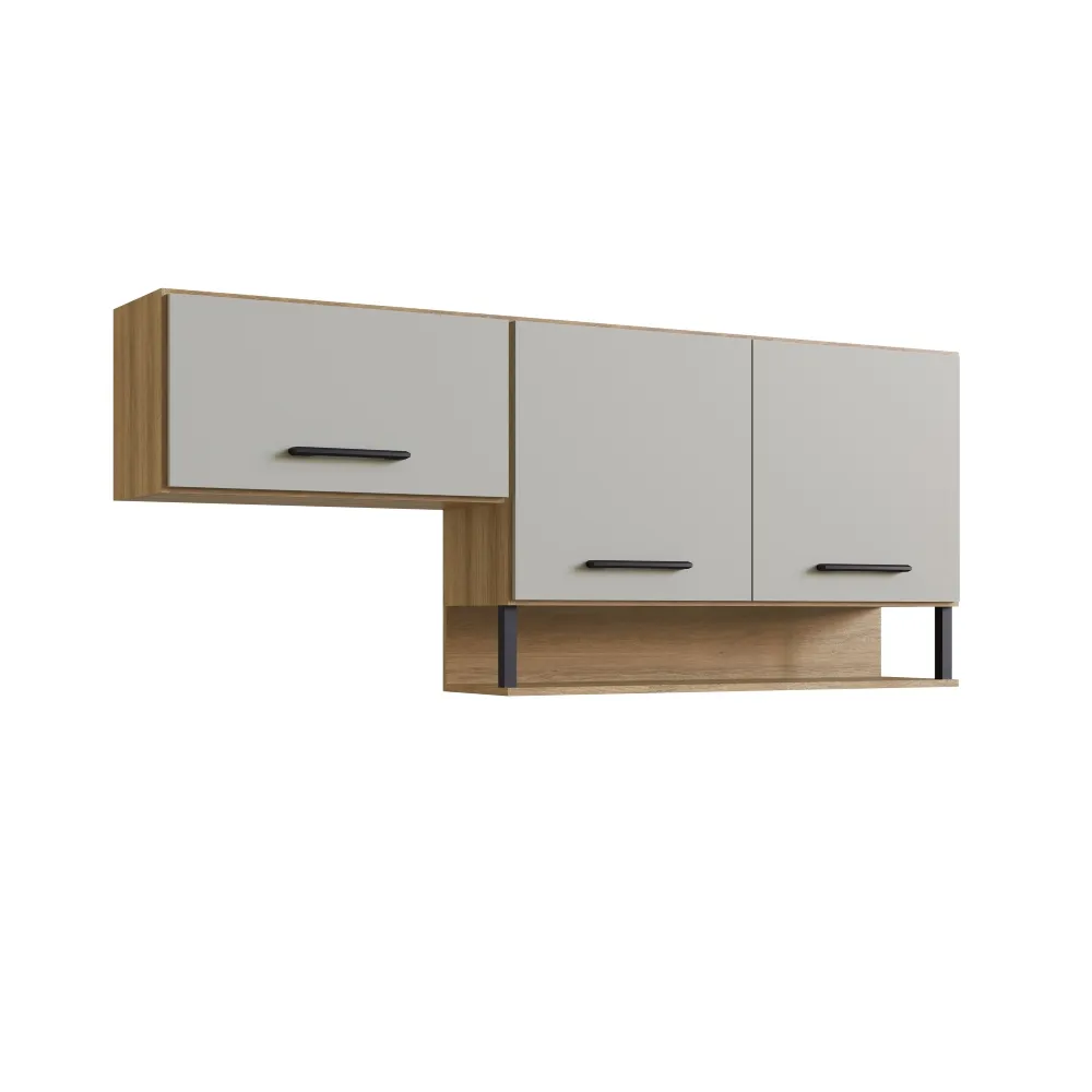 Aéreo 3 Portas 170CM Casamia Supreme 1800003 Tek/Off White SE