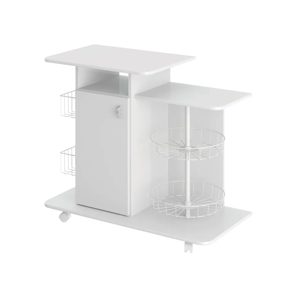 Balcão Fruteira 77 cm Ditália com 1 Porta MF-15 Branco SE