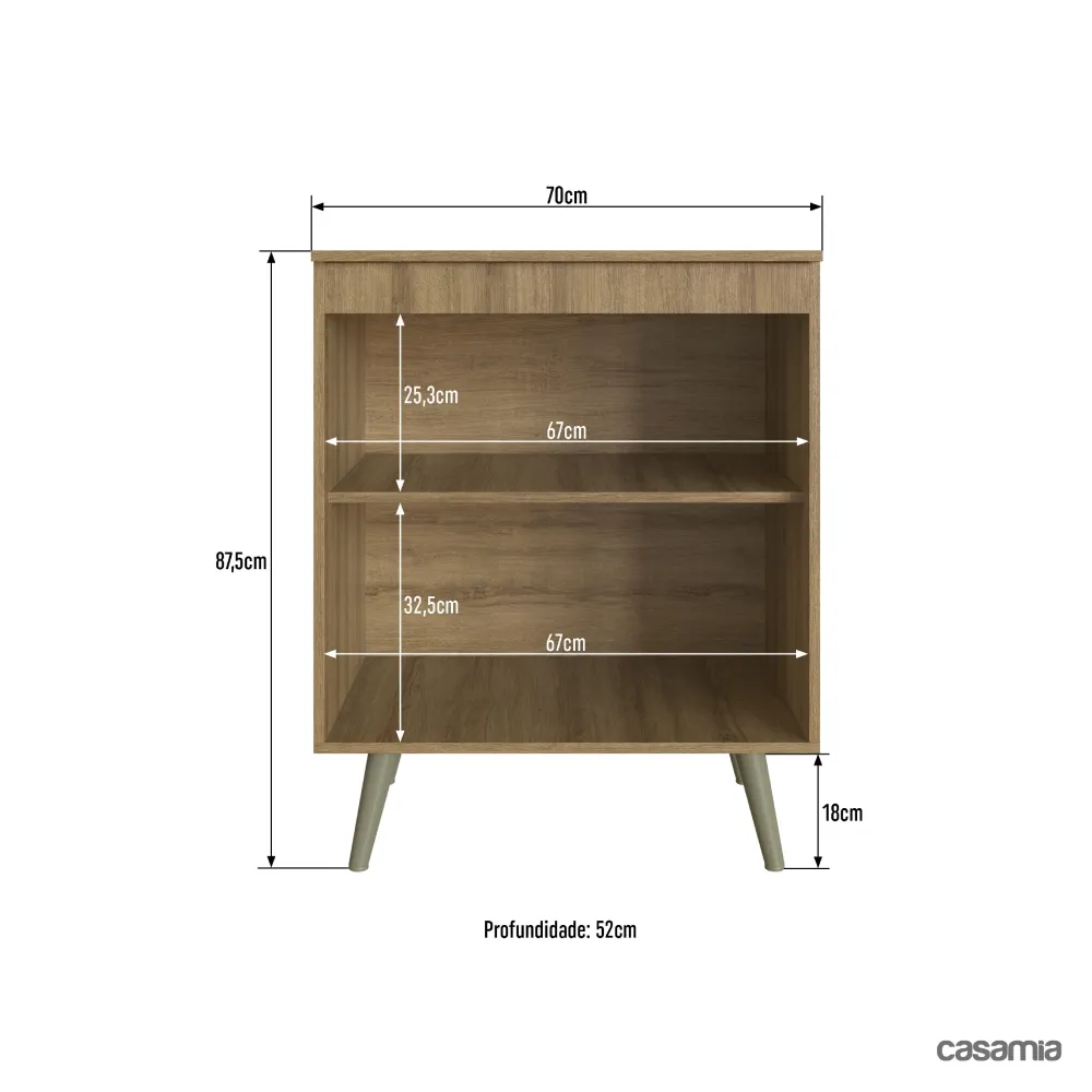 Balcão 70CM Casamia com 2 Portas One 37370002 Teka SE