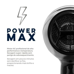 Secador de Cabelo 2.000W 2 Velocidades Britânia Professional BSC2000 Preto