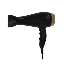 Secador de Cabelo 2.200W 3 Temperaturas Gama Gold 2808 Preto