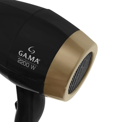 Secador de Cabelo 2.200W 3 Temperaturas Gama Gold 2808 Preto