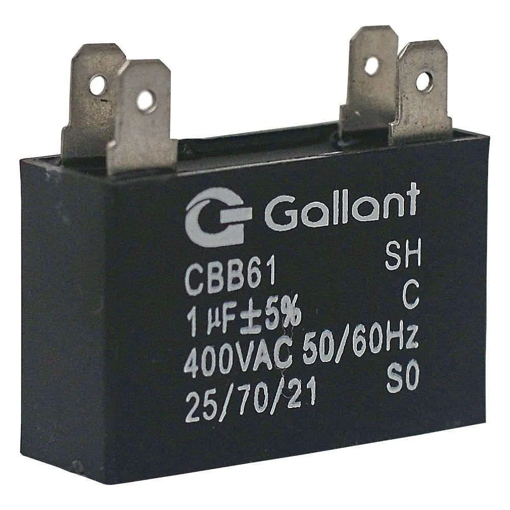 Capacitor CBB61 Gallant 1MF +-5% 400VAC - GCP10S00A-PT400