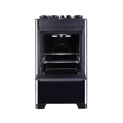 Fogão 4 Bocas Dako Magister Mesa de Vidro Forno 60L Preto Bivolt