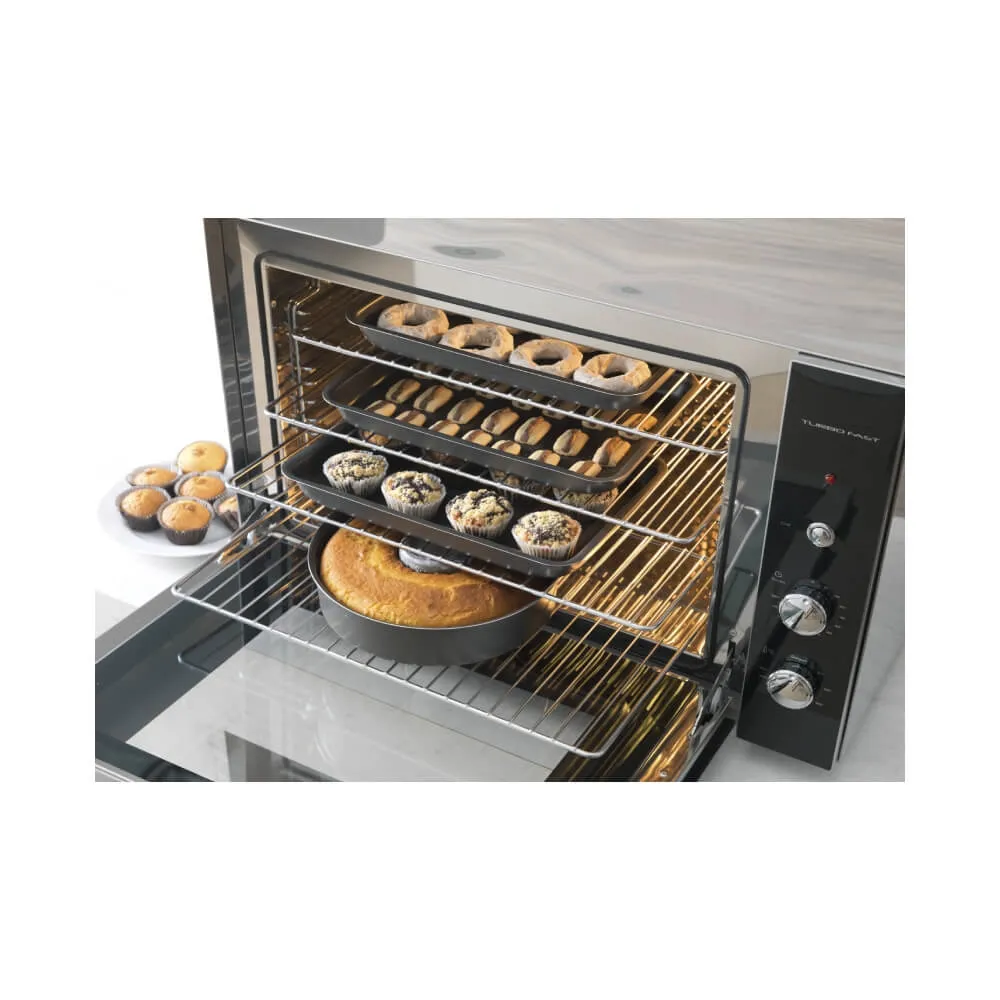 Forno Elétrico Fischer Turbo Fast 80L Preto SE