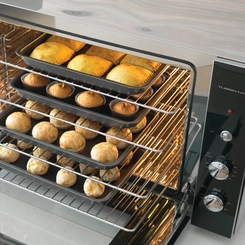Forno Elétrico Profissional 80L Fischer Turbo Fast 13687 Preto SE
