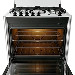 Fogão 5 Bocas Mesa Inox e Tripla Chama Dako Magister Preto Bivolt