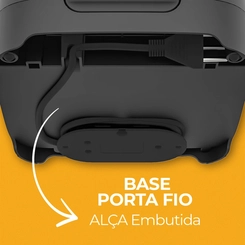 Sanduicheira Chapa Antiaderente 750W Cadence Click SAN400 Preta