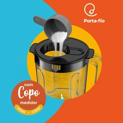 Liquidificador 2,5L 800W 5 Velocidades Cadence LIQ200 Preto