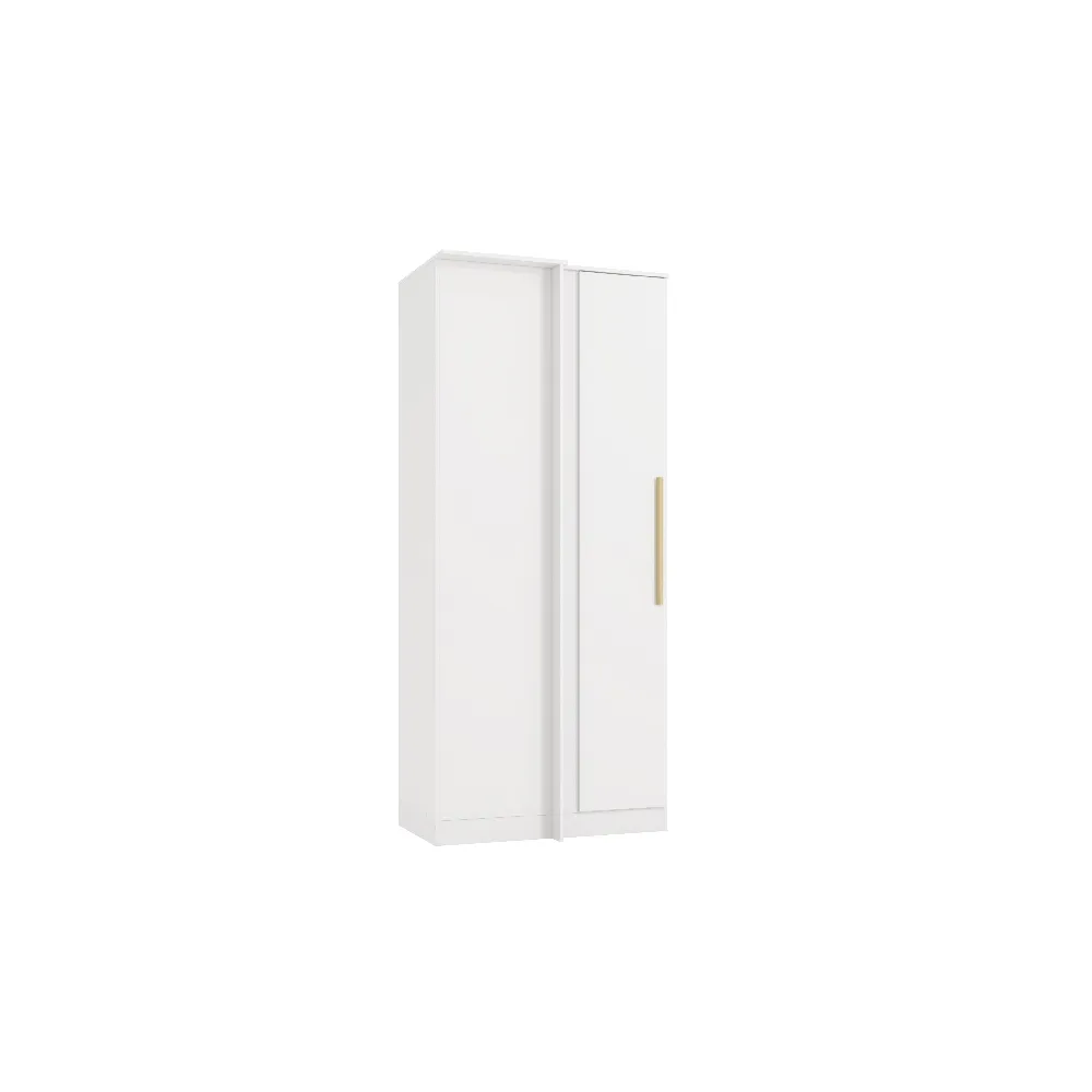 Guarda-Roupa Canto Reto 1 Porta Kappesberg N530 Branco SE