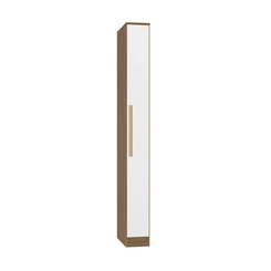 Guarda-Roupa 1 Porta Kappesberg N532 Nogueira/Branco SE
