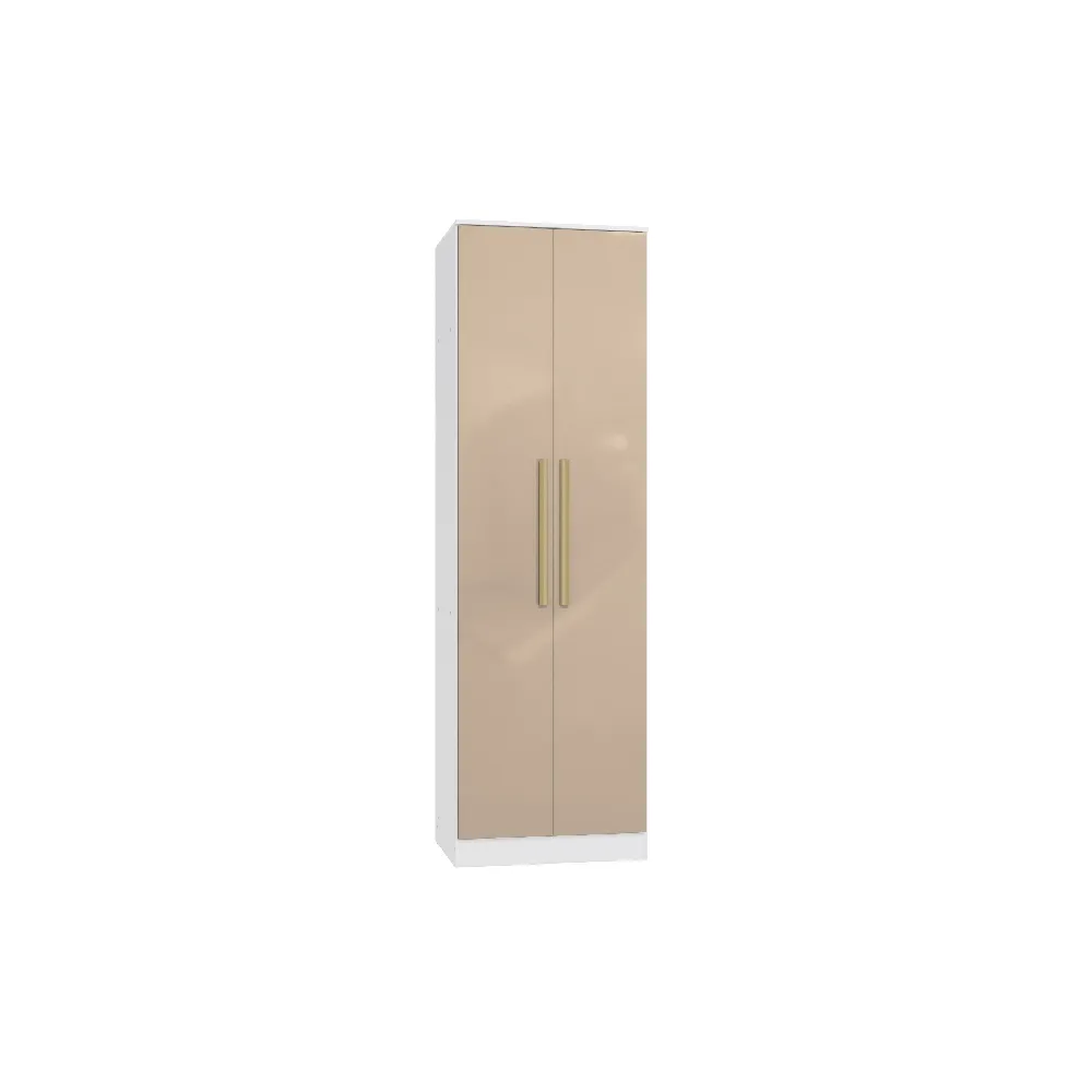 Guarda-Roupa 2 Portas Kappesberg N534 Branco/Macadamia SE