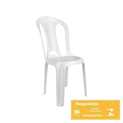 Cadeira Plástica Mor Bistrô Jardim Piscina