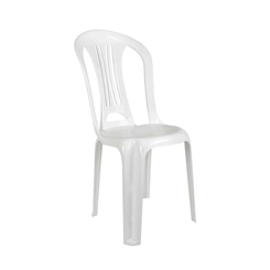 Cadeira Plástica Jardim Piscina Mor Bistrô 15151103 Branca