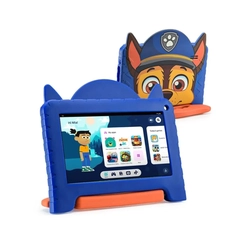 Tablet Infantil 7" 64GB 4GB RAM Patrulha Canina Chase Multi NB421 Colorido