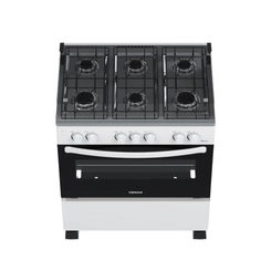 Fogão 6 Bocas Mesa Inox Venax Picasso Branco Bivolt