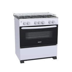 Fogão 6 Bocas Mesa Inox Venax Picasso Branco Bivolt