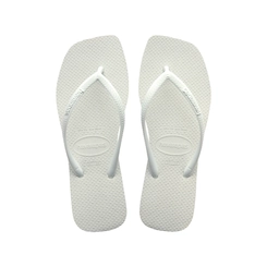 Chinelo Feminino Havaianas Slim Square 4148301 Branco
