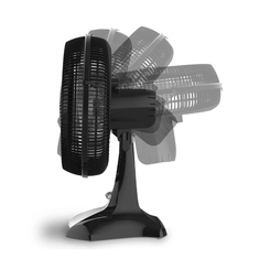 Ventilador de Mesa com 6 Pás 150W Britânia Maxx Force Turbo BVT400 Preto