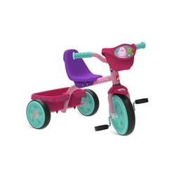 Triciclo Infantil Bandeirante Bandy com Cestinho 757 Pink/Lilás/Azul