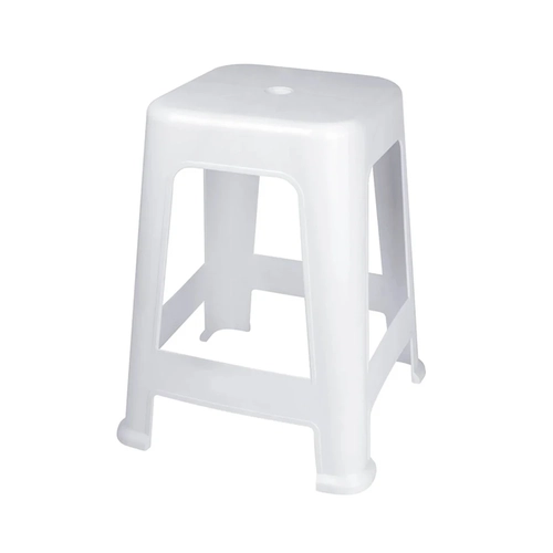 Banqueta Plástica Mor 15151111 Branca