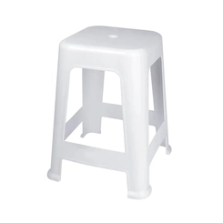 Banqueta Plástica Mor 15151111 Branca