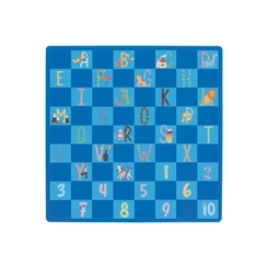 Mesa Infantil de Plástico Mor Kids Quadrada Azul