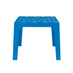 Mesa Infantil de Plástico Mor Kids Quadrada Azul