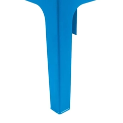 Mesa Infantil de Plástico Mor Kids Quadrada Azul