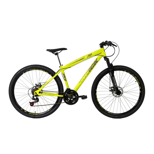 Bicicleta Aro 29 Track Niner 21 Marchas Mountain Bike Amarelo Neon