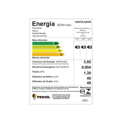 Ventilador 3 em 1 com 6 Pás 160W Britânia Turbo Silencioso BVT466 Preto