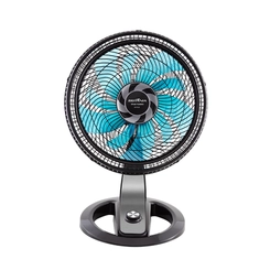 Ventilador de Mesa com 10 Pás 174W Britânia Maxx Force BVT491 Preto e Azul