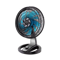 Ventilador de Mesa com 10 Pás 174W Britânia Maxx Force BVT491 Preto e Azul