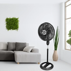 Ventilador de Coluna com 8 Pás 170W Britânia Maxx Force BVT451 Preto